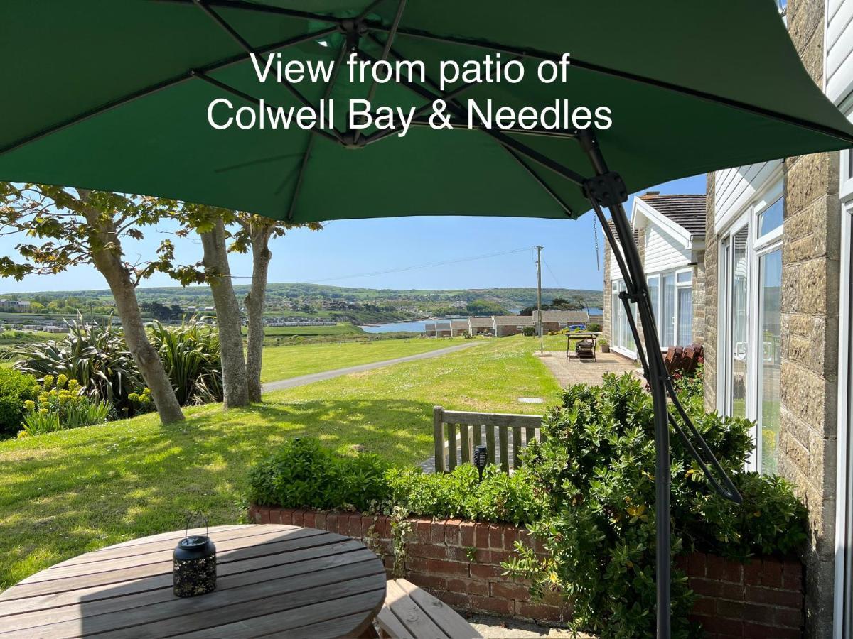 Valley View Self-Catering Coastal Bungalow In Rural West Wight Freshwater Kültér fotó